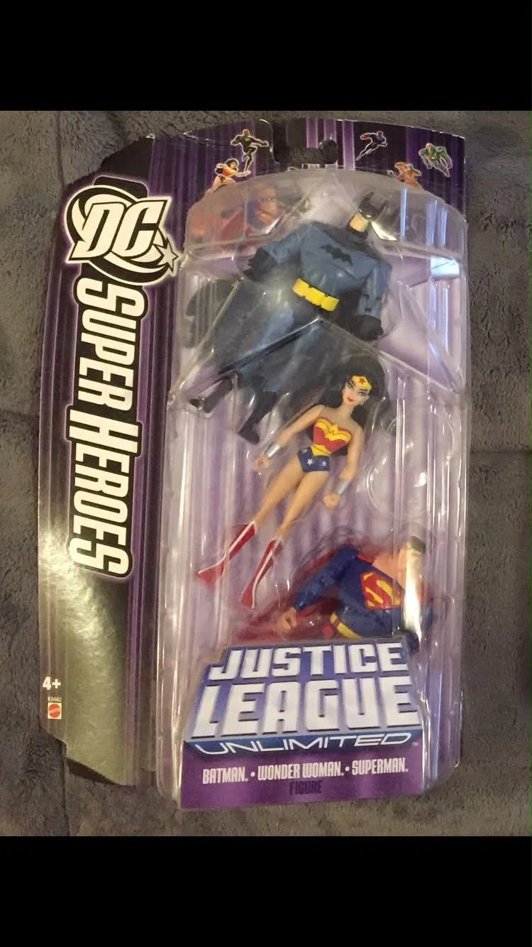 Justice League Unlimited Batman Wonder Woman Superman Figure Set
