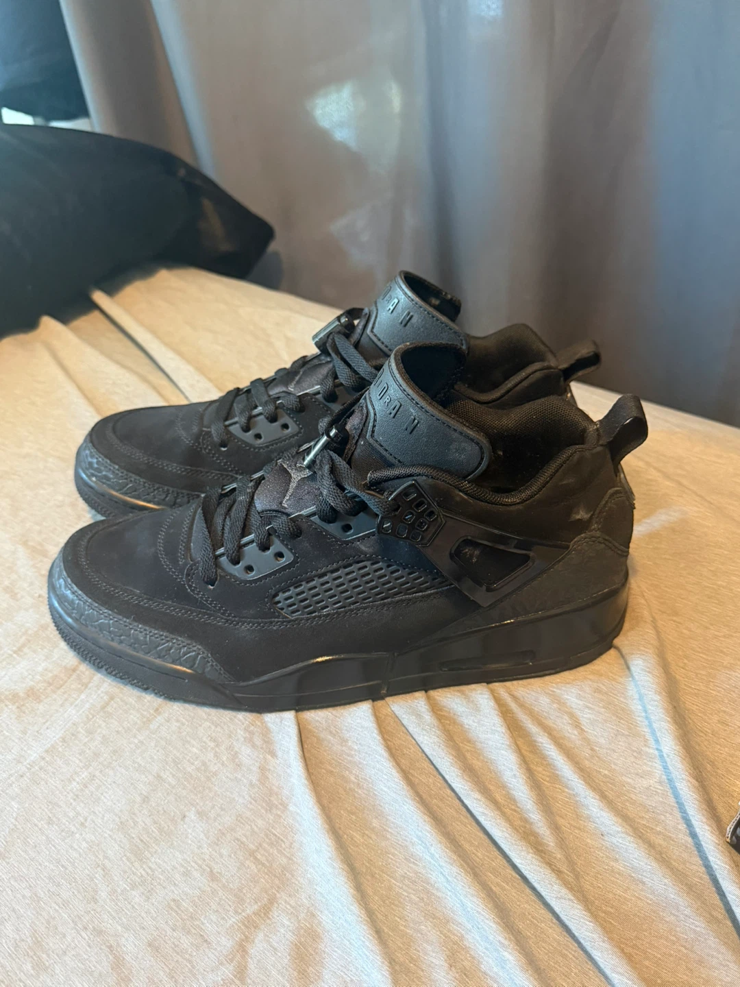 Jordan Spizike Low Black Sneakers Brooklyn size US10