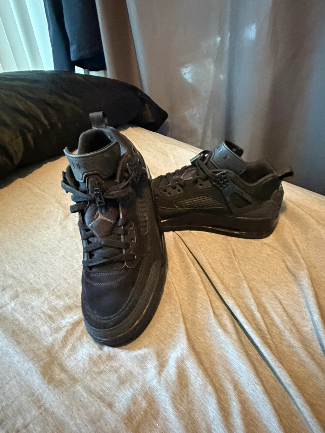 Jordan Spizike Low Black Sneakers Brooklyn size US10 - photo 2