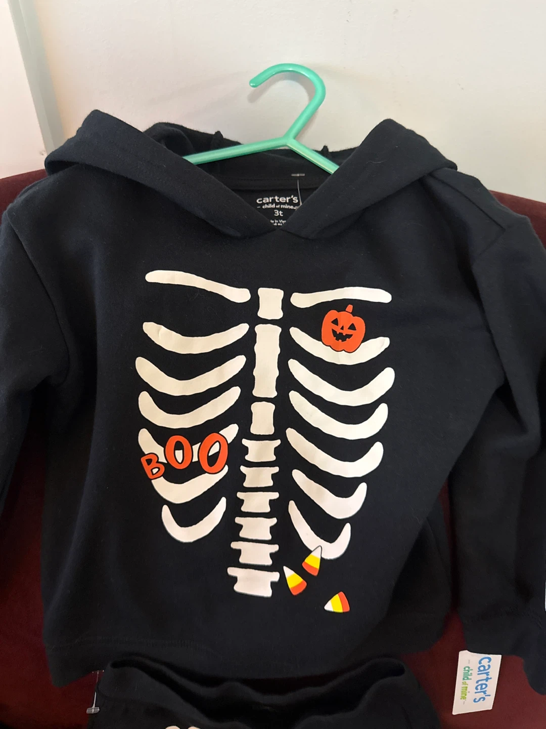 Carter's Skeleton Hoodie and PantSet 3T - photo 2