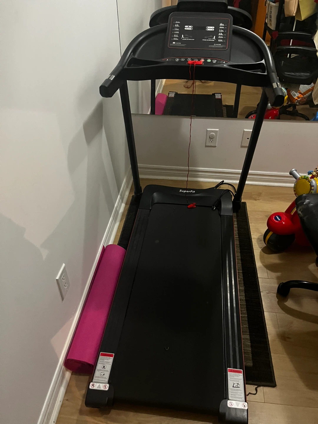 SuperFit 2.25HP Folding Electric Treadmill