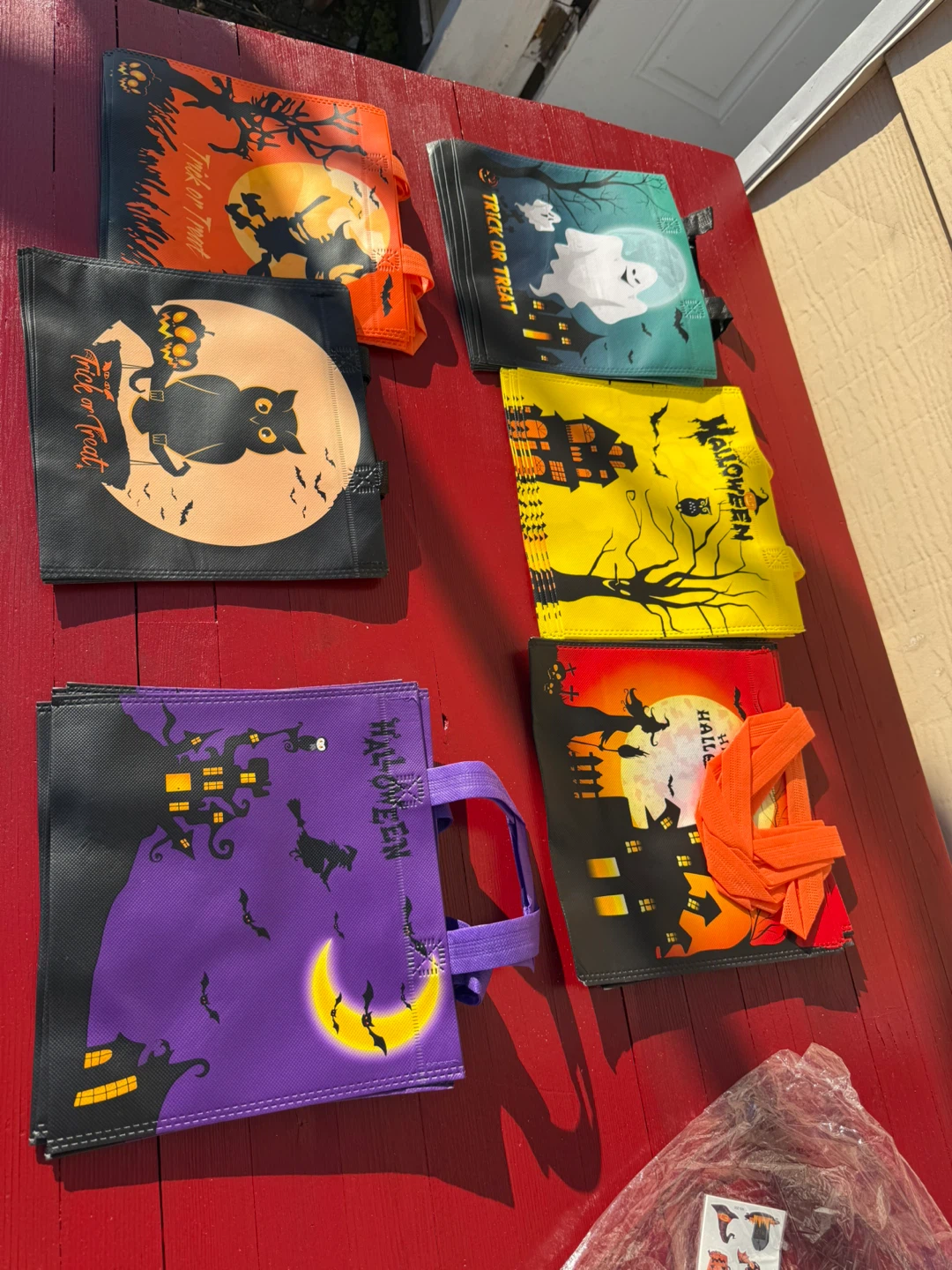 30 Halloween Trick or Treat Bags and Sticker Sheet