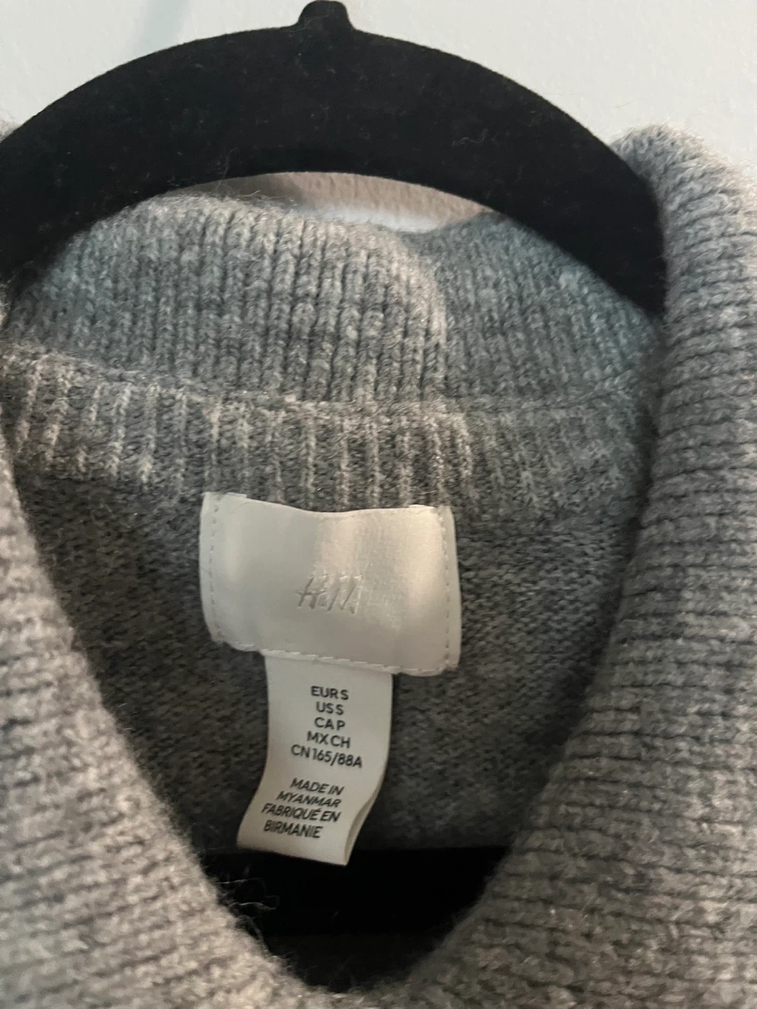 H&M Grey Sweater with Pearl Collar - photo 2