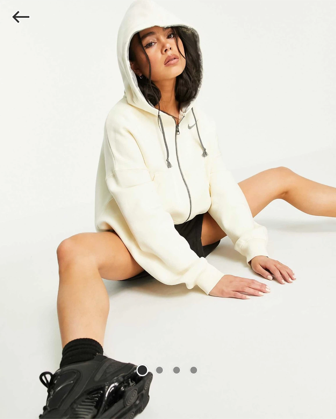 Nike zip-up hoodie and jogger pants