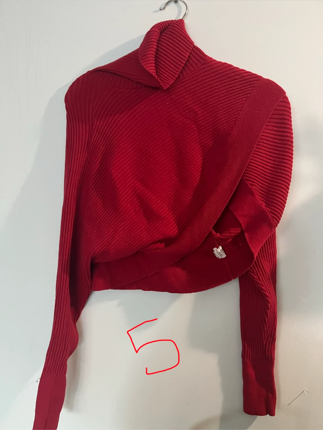 Three piece women's crop top sweater set - photo 3