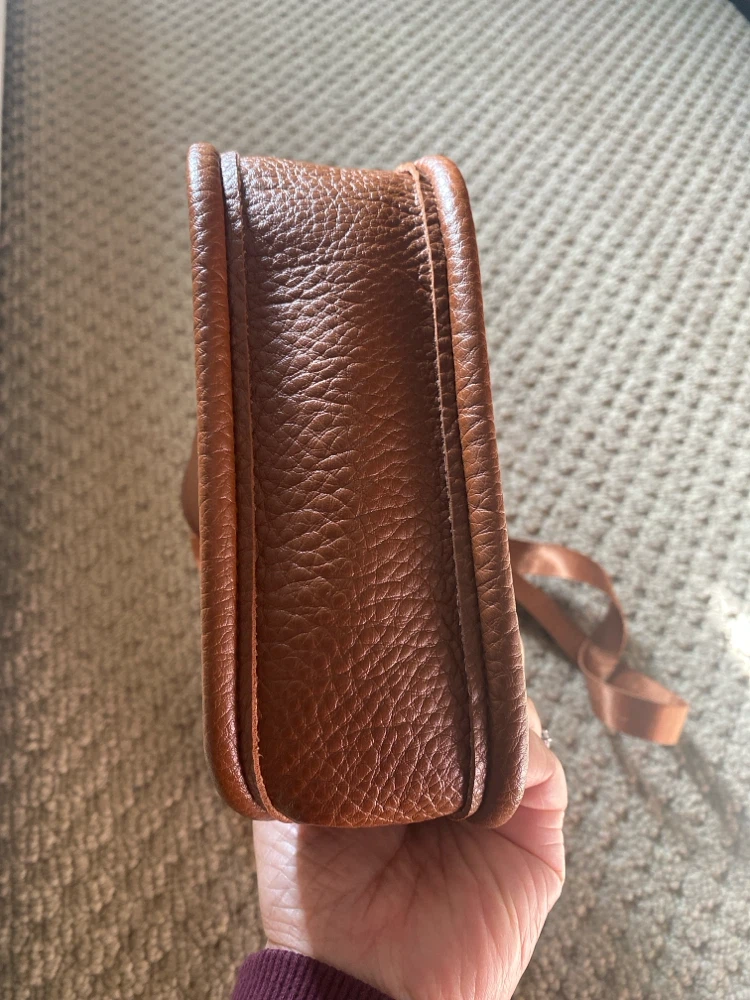 Brown faux leather Crossbody Bag - photo 5