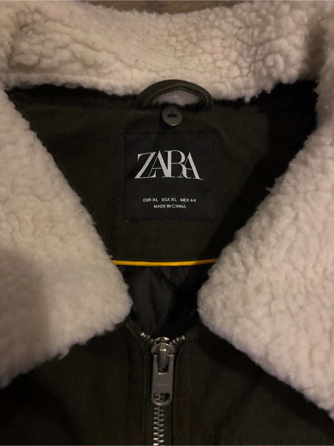 Zara Sherpa Collar Jacket XL - photo 2