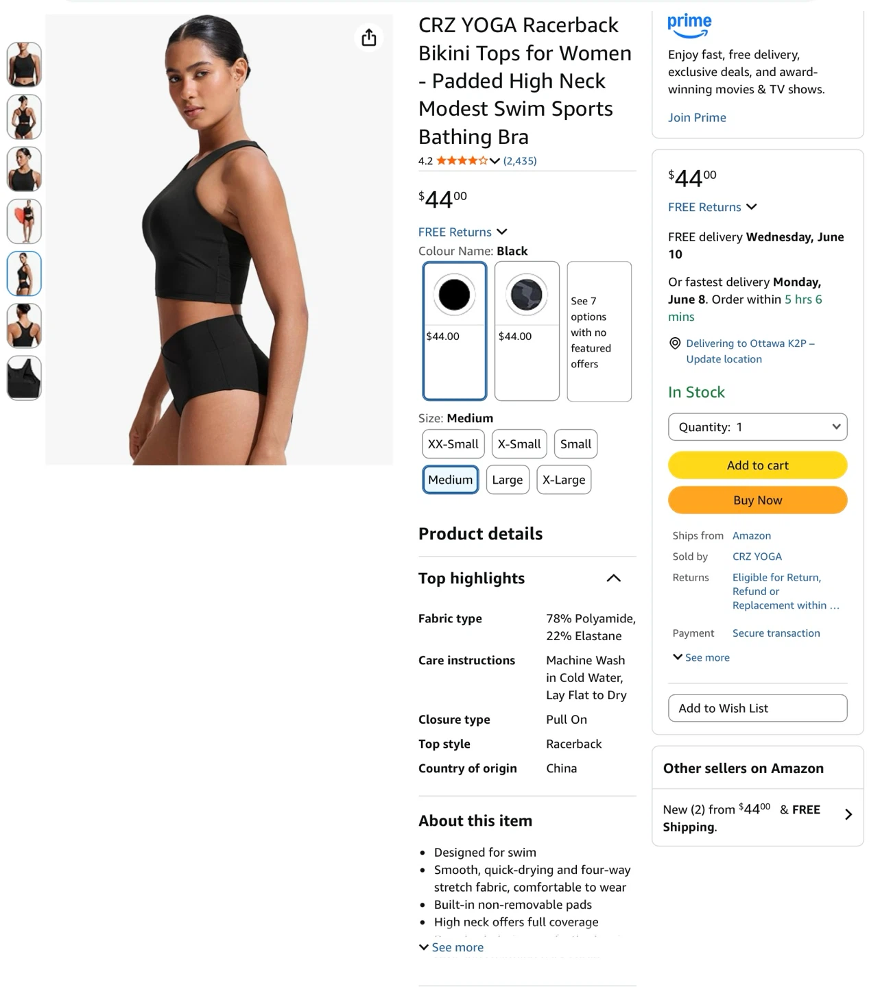New CRZ YOGA Racerback Top  - Medium - photo 5