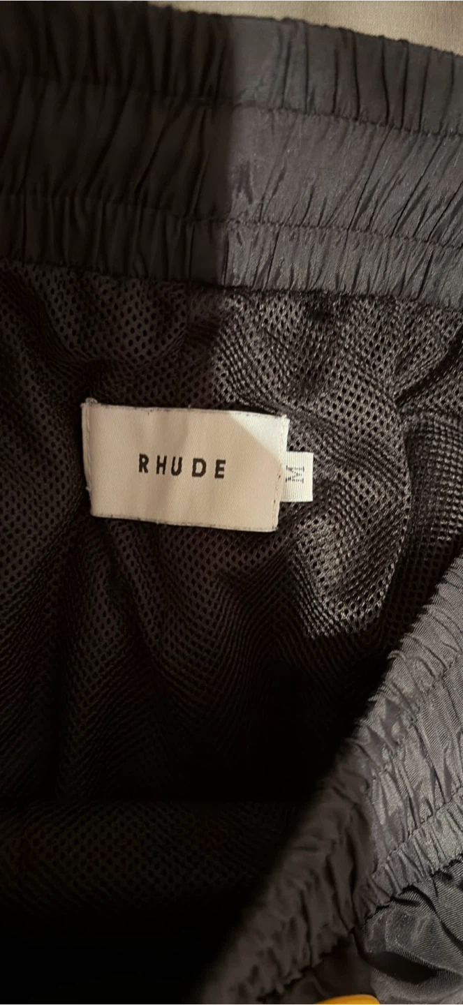 Rhude Black Nylon Shorts - photo 3