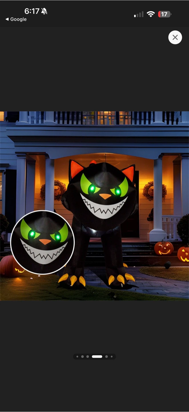 Joiedomi 7ft Animated Black Cat Inflatable - photo 2