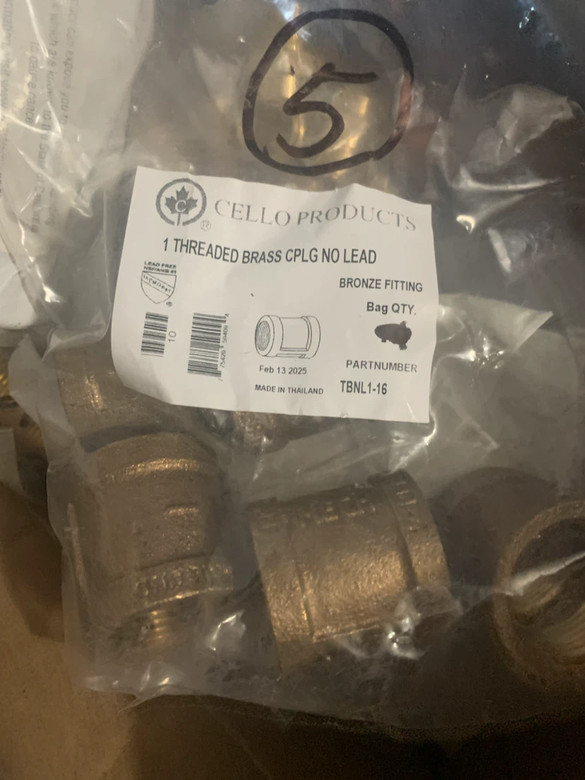 Cello Products Assorted Brass Fittings