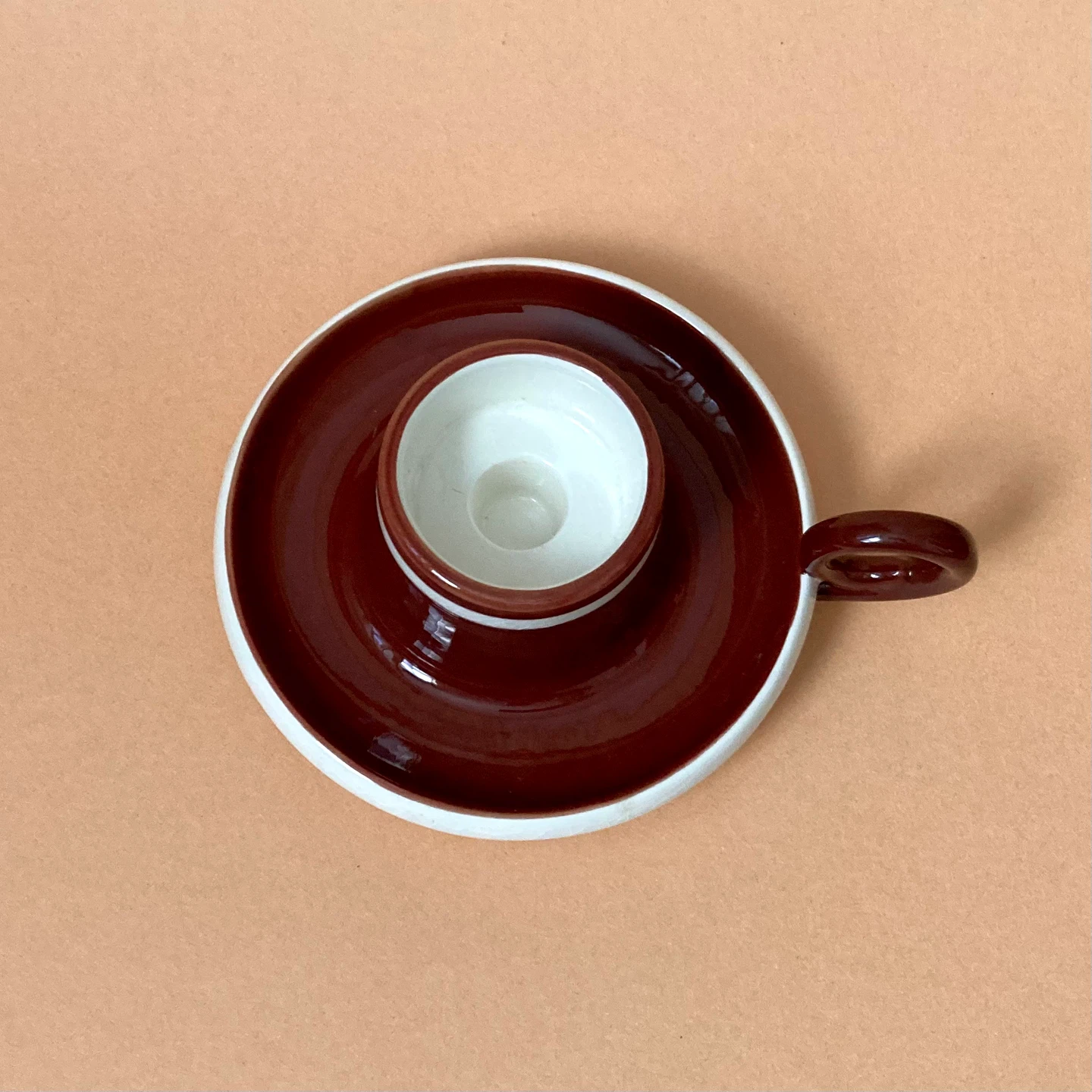 Vintage Ceramic Chamberstick Candle Holder - photo 2