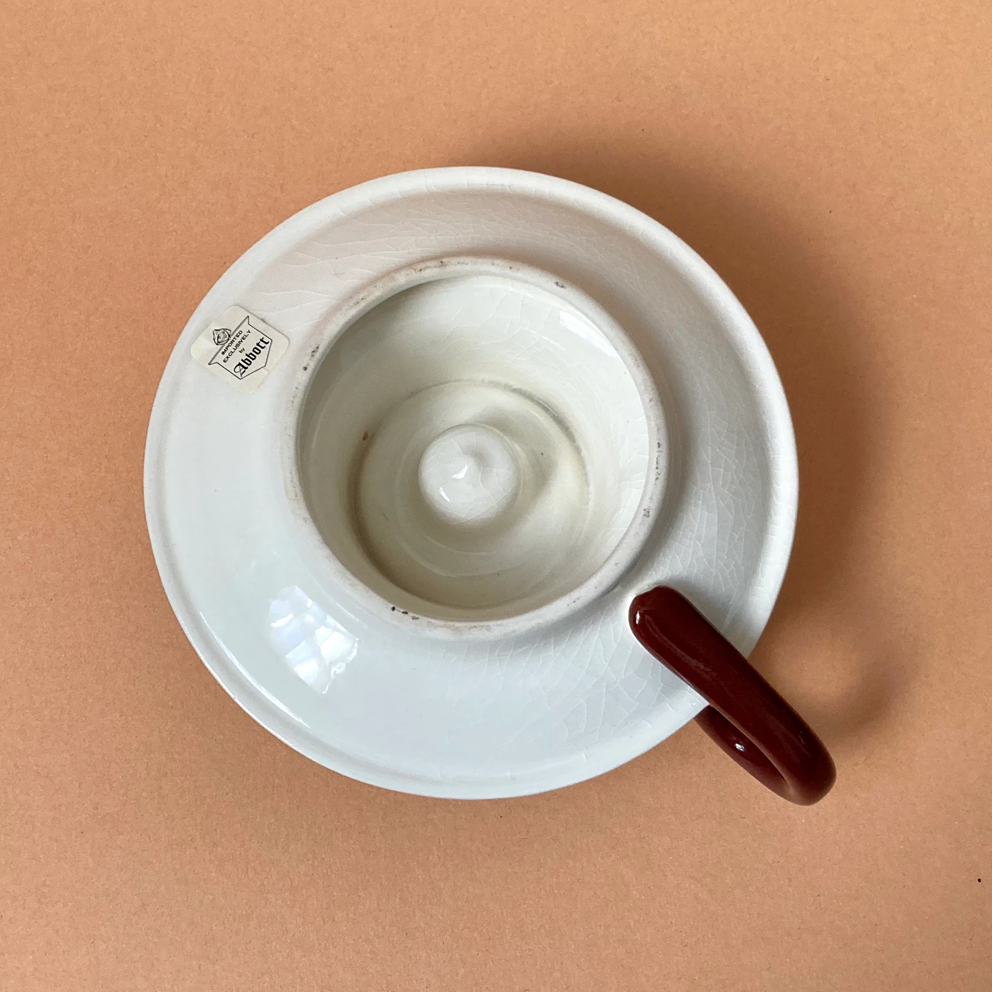 Vintage Ceramic Chamberstick Candle Holder - photo 3