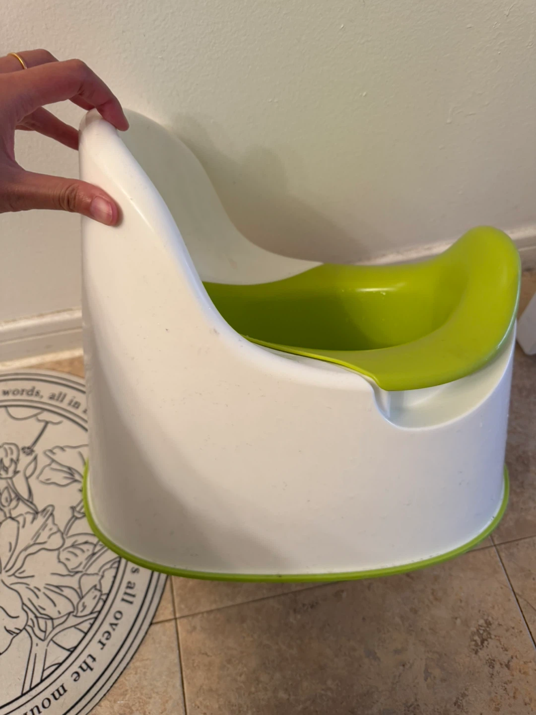IKEA LOCKIG Children's Potty - Green and White - photo 3