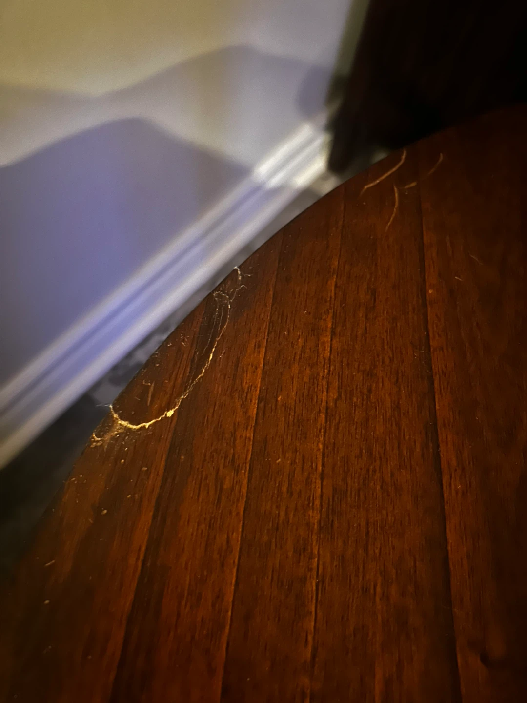 Mid-century modern style wooden side table - photo 3