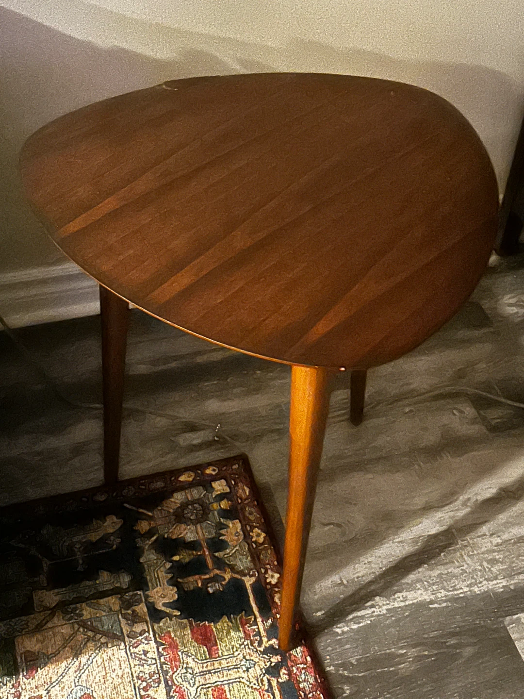 Mid-century modern style wooden side table
