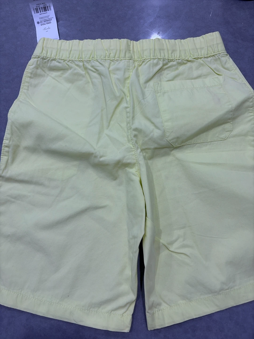 Carter's Neon Yellow Kids Shorts Size 8 - photo 2