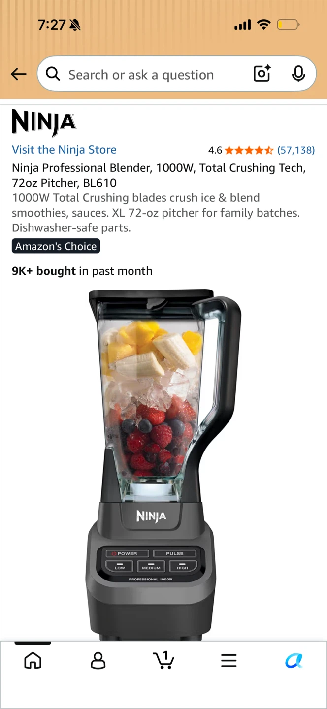Ninja Professional Blender BL610 - photo 2