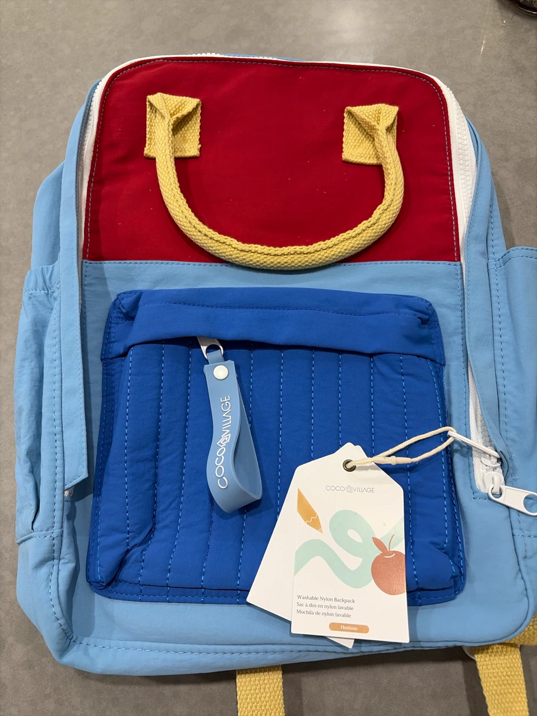 Coco Village Washable Nylon Backpack and lunch bag