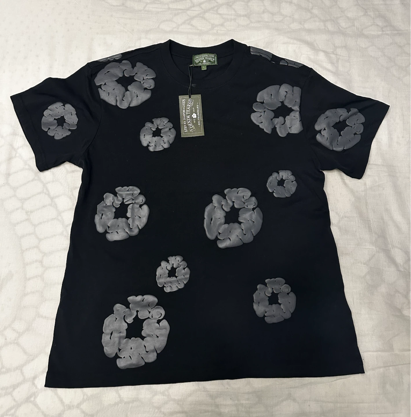 Denim Tears T-shirt, Black, Large