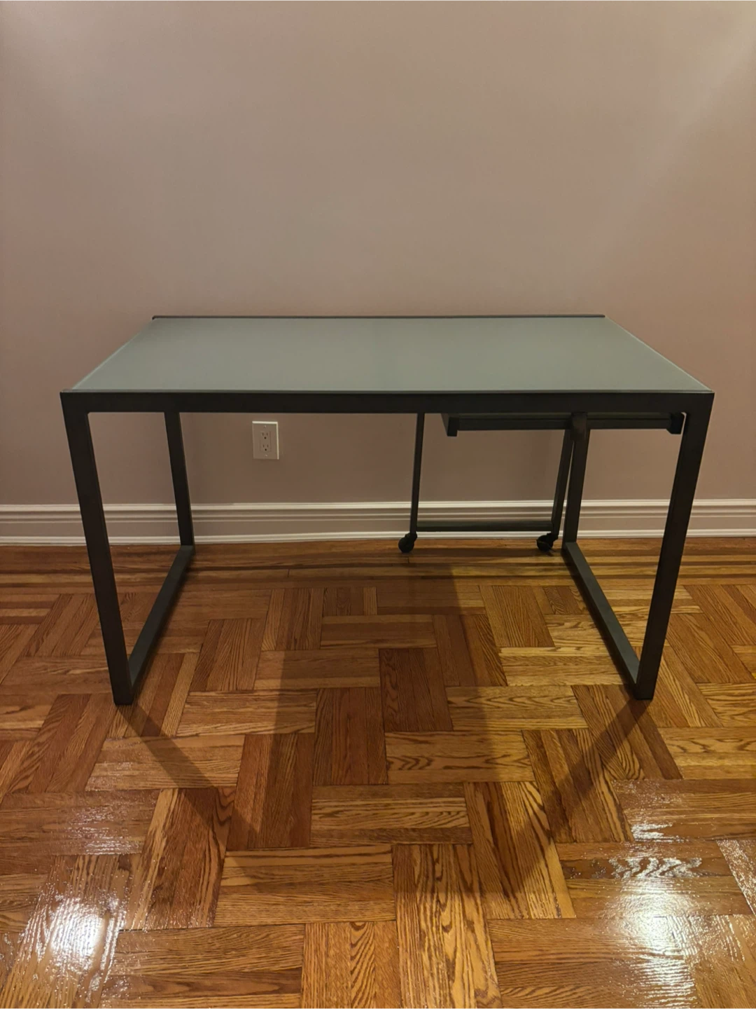 Metal & Glass Desk