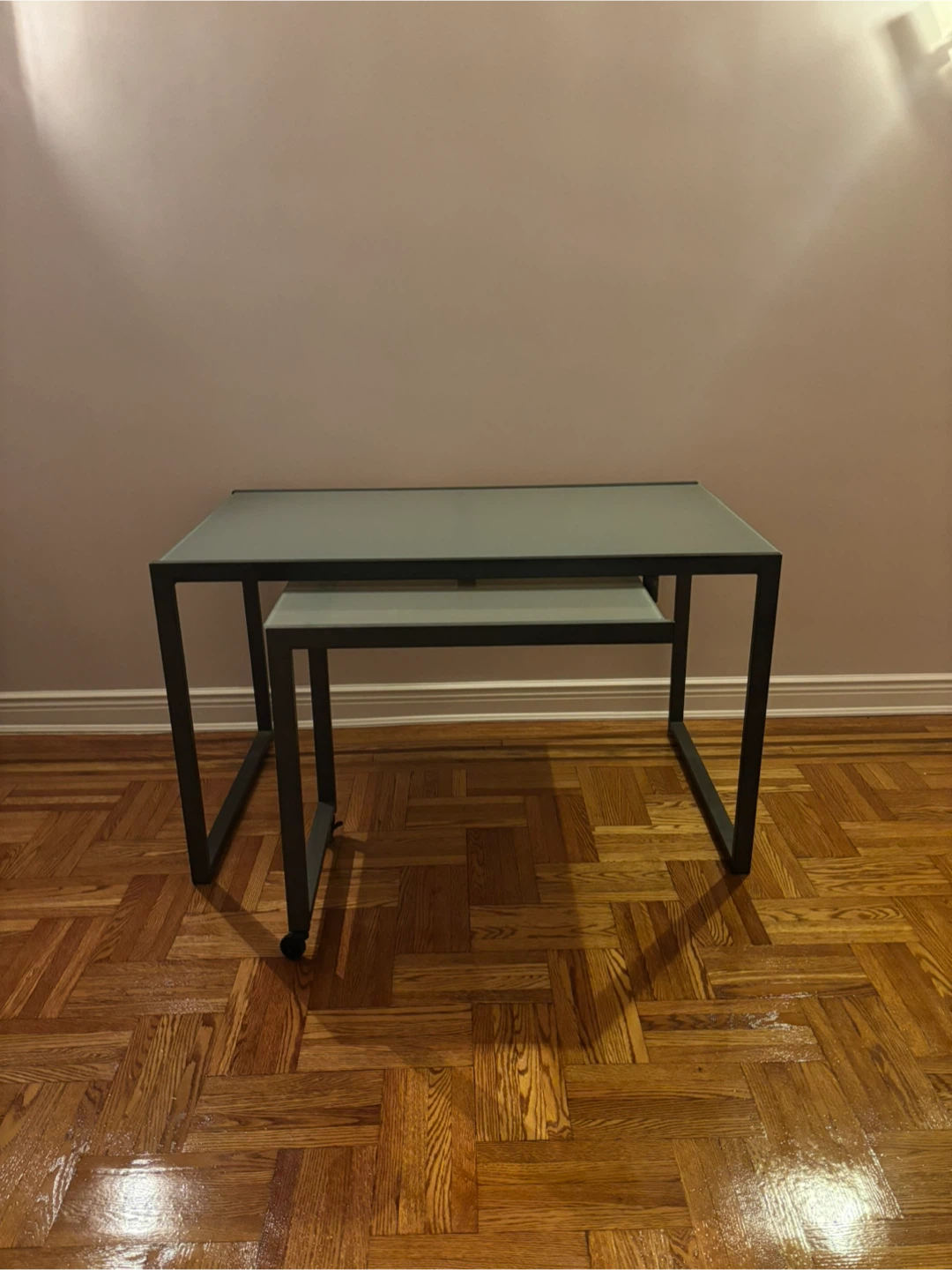 Metal & Glass Desk - photo 3