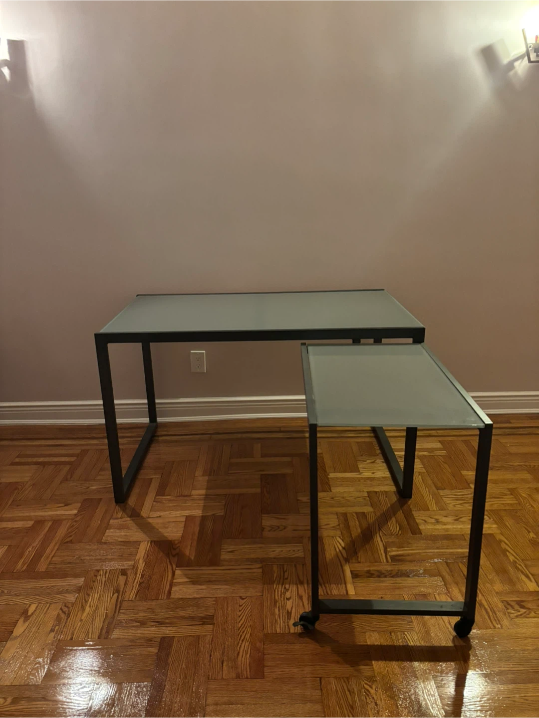 Metal & Glass Desk - photo 5