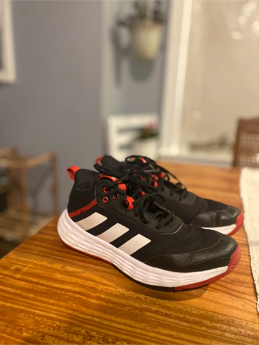 Adidas Running Shoes Black and Red