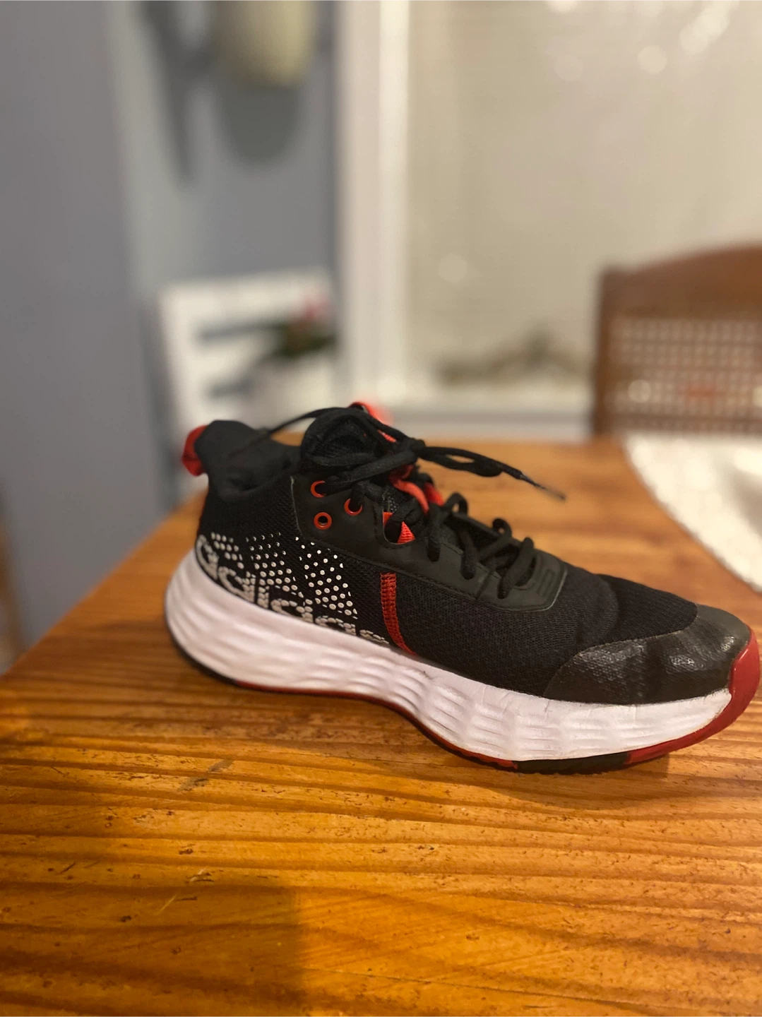 Adidas Running Shoes Black and Red - photo 4