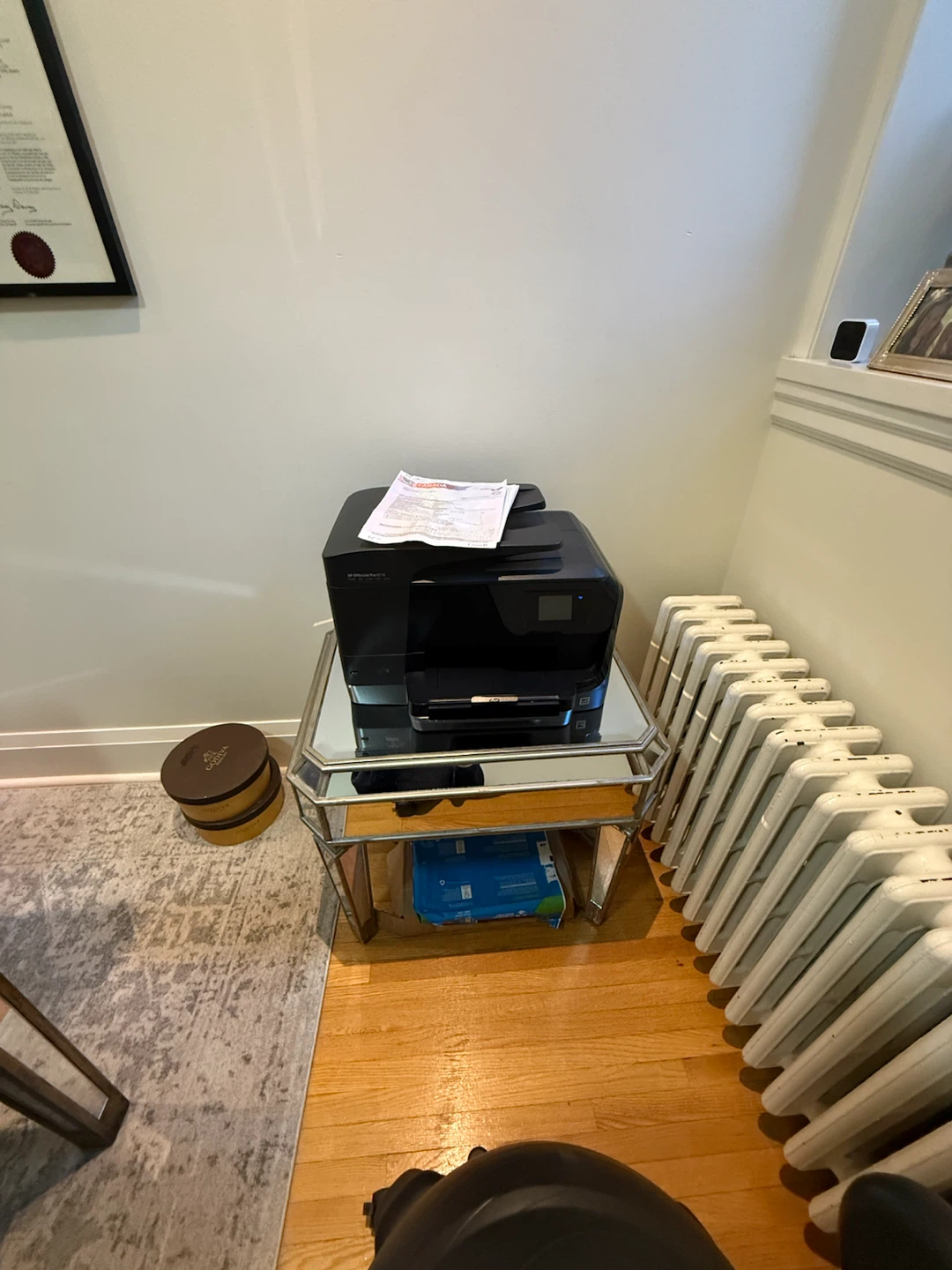 Mirrored Side Table - photo 2