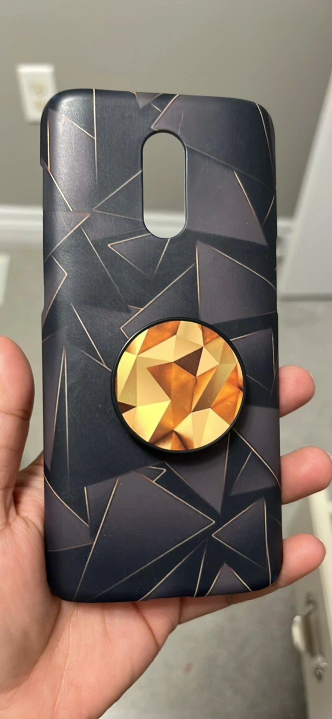 OnePlus 6T phone case with PopSocket