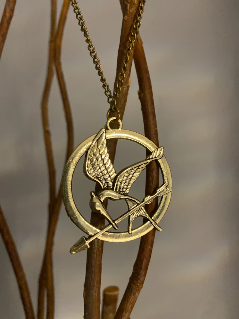 The Hunger Games Mockingjay Pendant Necklace - photo 4
