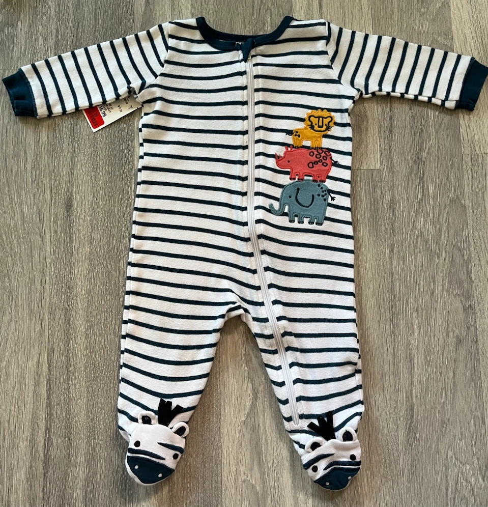 Set of 4 Baby Sleepers 3-9 months - photo 2