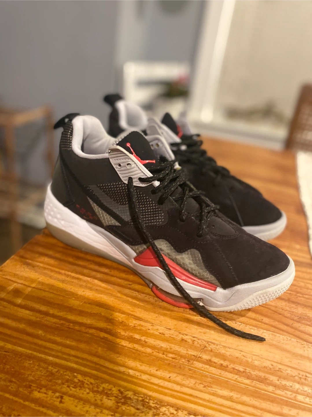 Jordan Legacy 312 Low Black Gym Red - photo 2