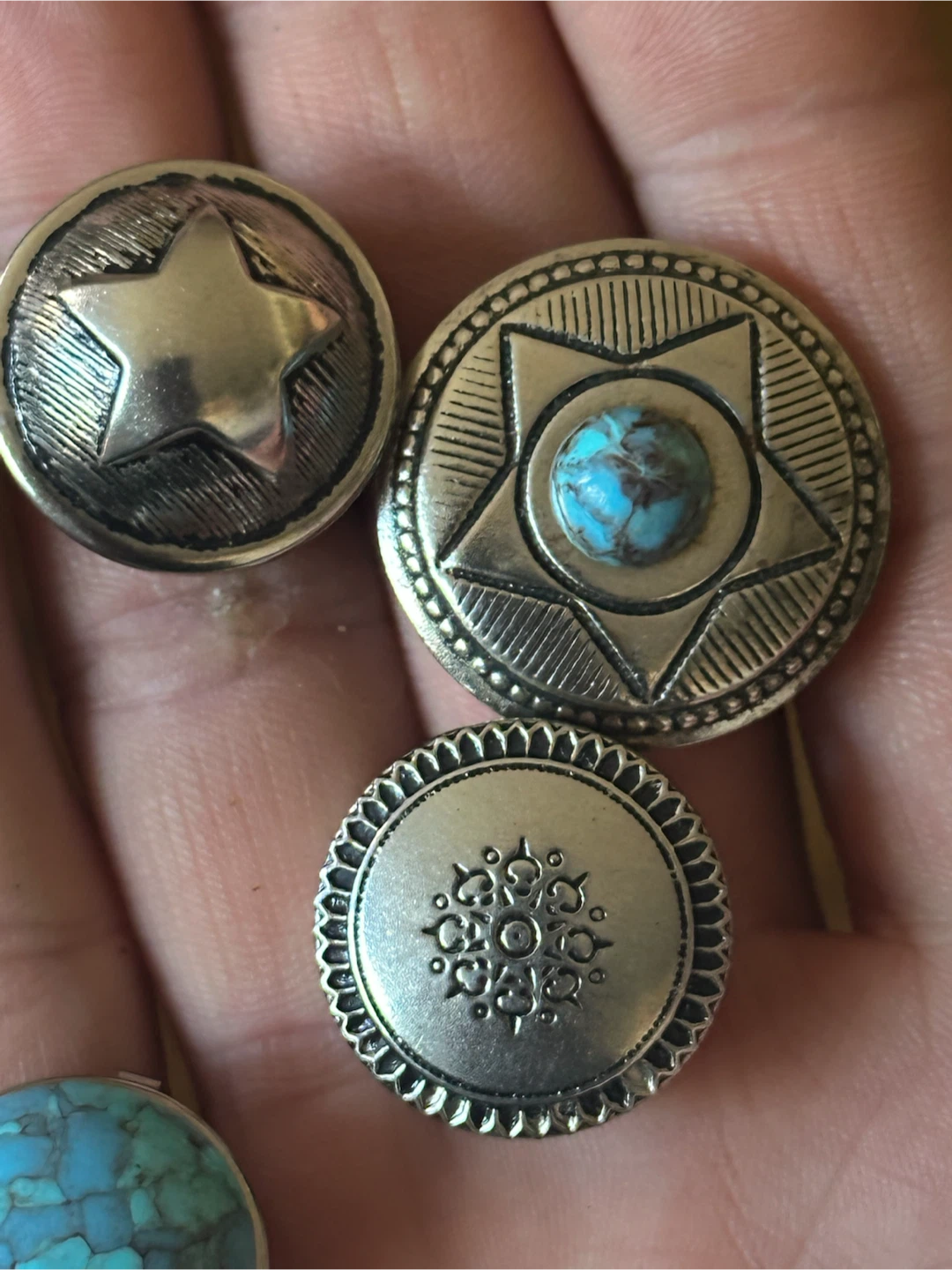 Set of 5 Nony New York Button Covers - photo 4