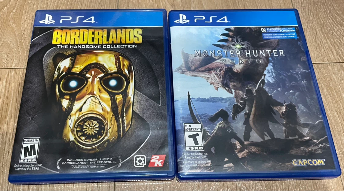 Borderlands The Handsome Collection and Monster Hunter World