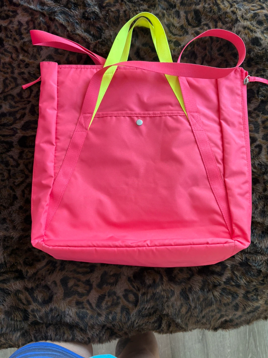 Nike Pink and Yellow Tote Bag - photo 2