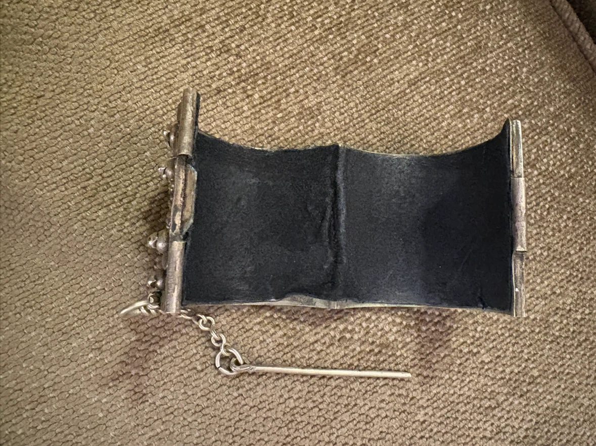 Wide Ornate Silver-Tone Mizam Cuff Bracelet - photo 2