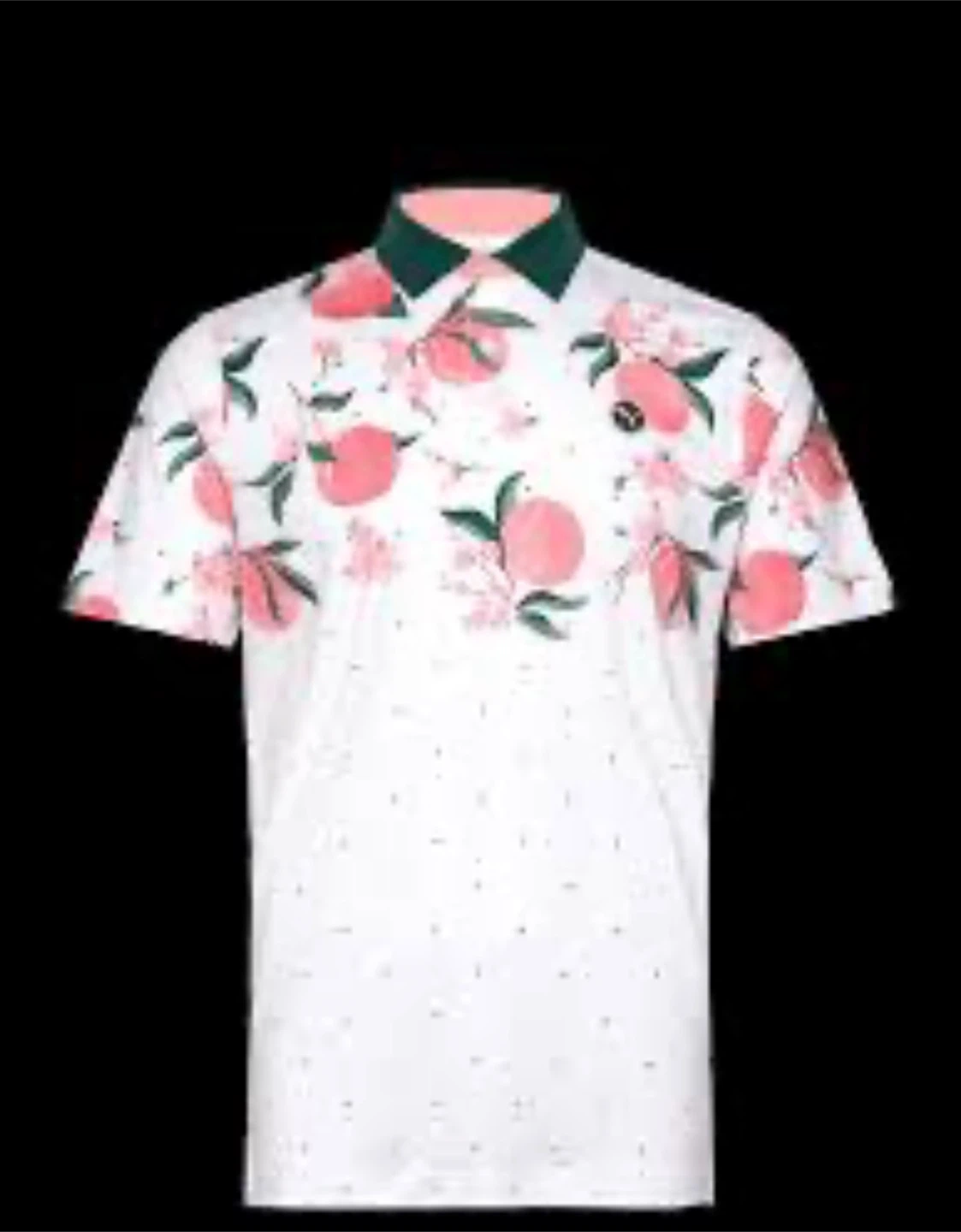Brand new Puma Golf Peach Print Polo Shirt size large - photo 4