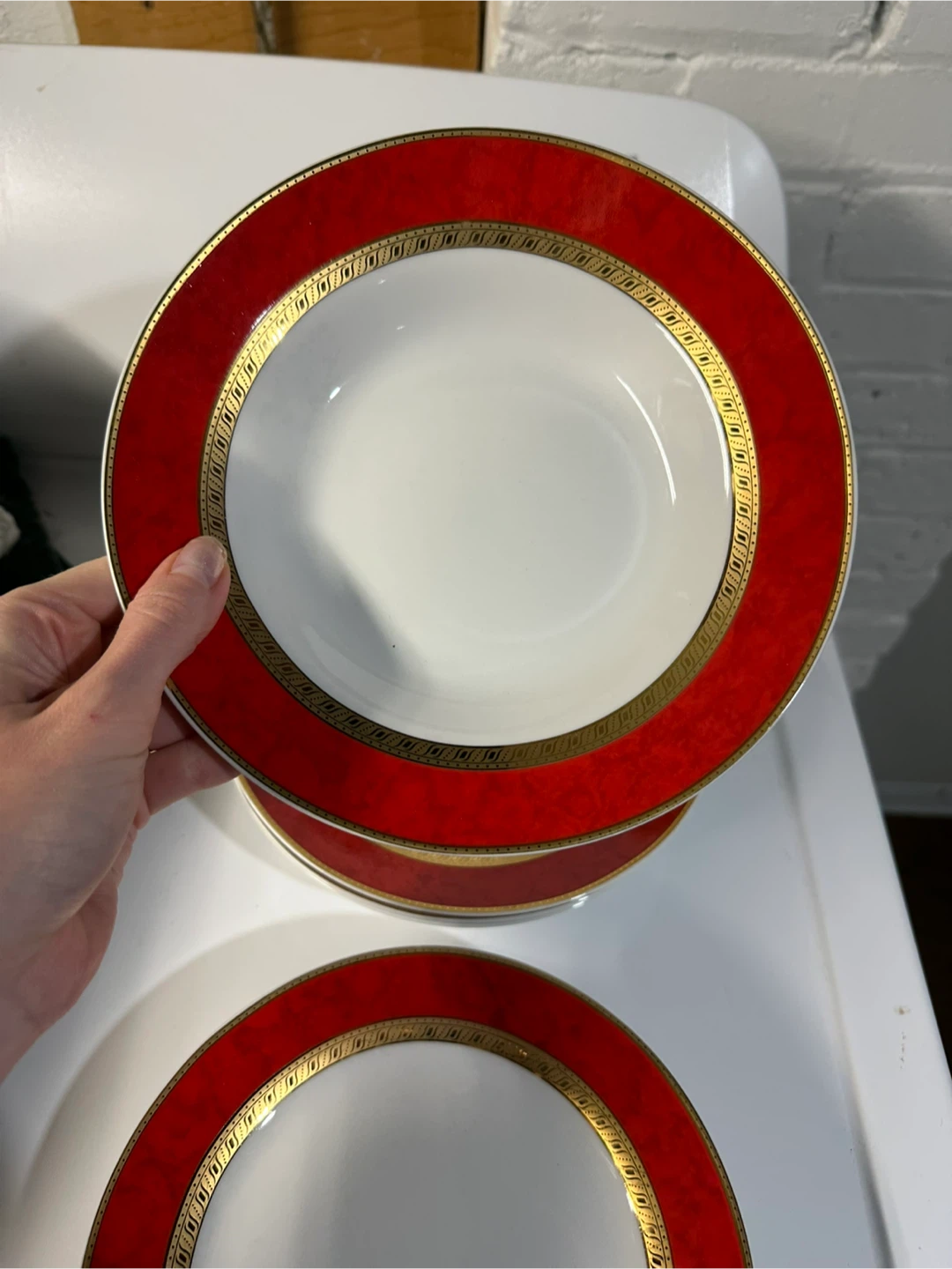 Dish set (4) - soup bowls and salad plates - photo 3