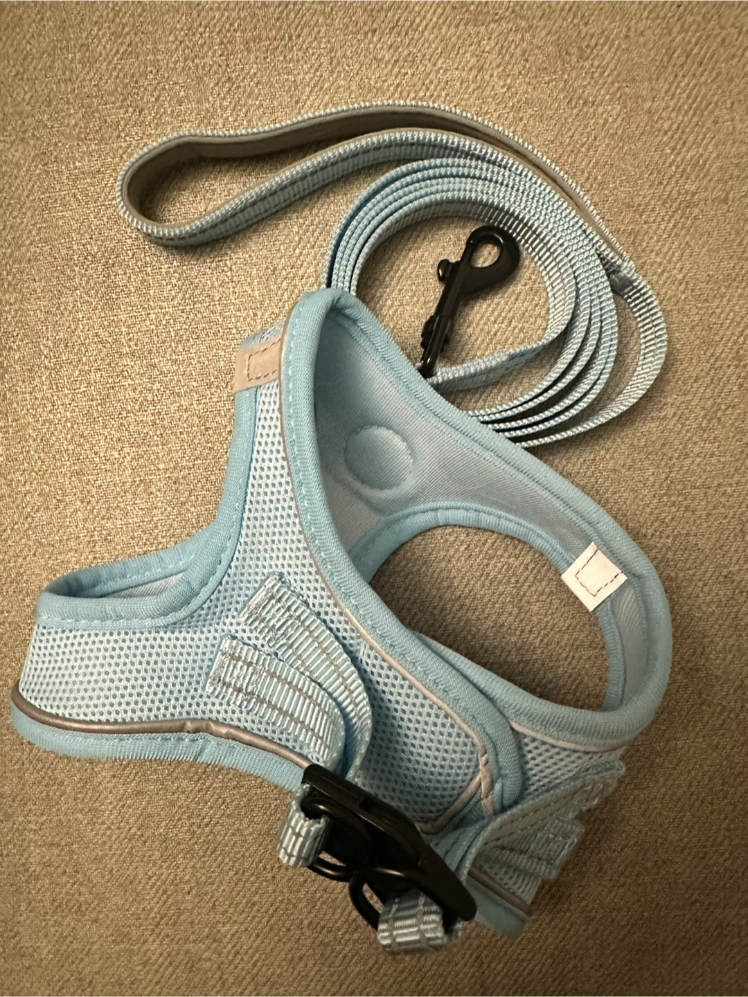Hipubby Dog Harness and Leash Set - Light Blue XS - photo 2