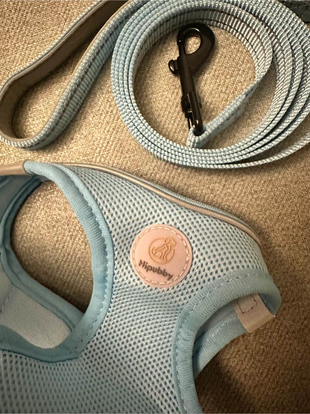 Hipubby Dog Harness and Leash Set - Light Blue XS - photo 3
