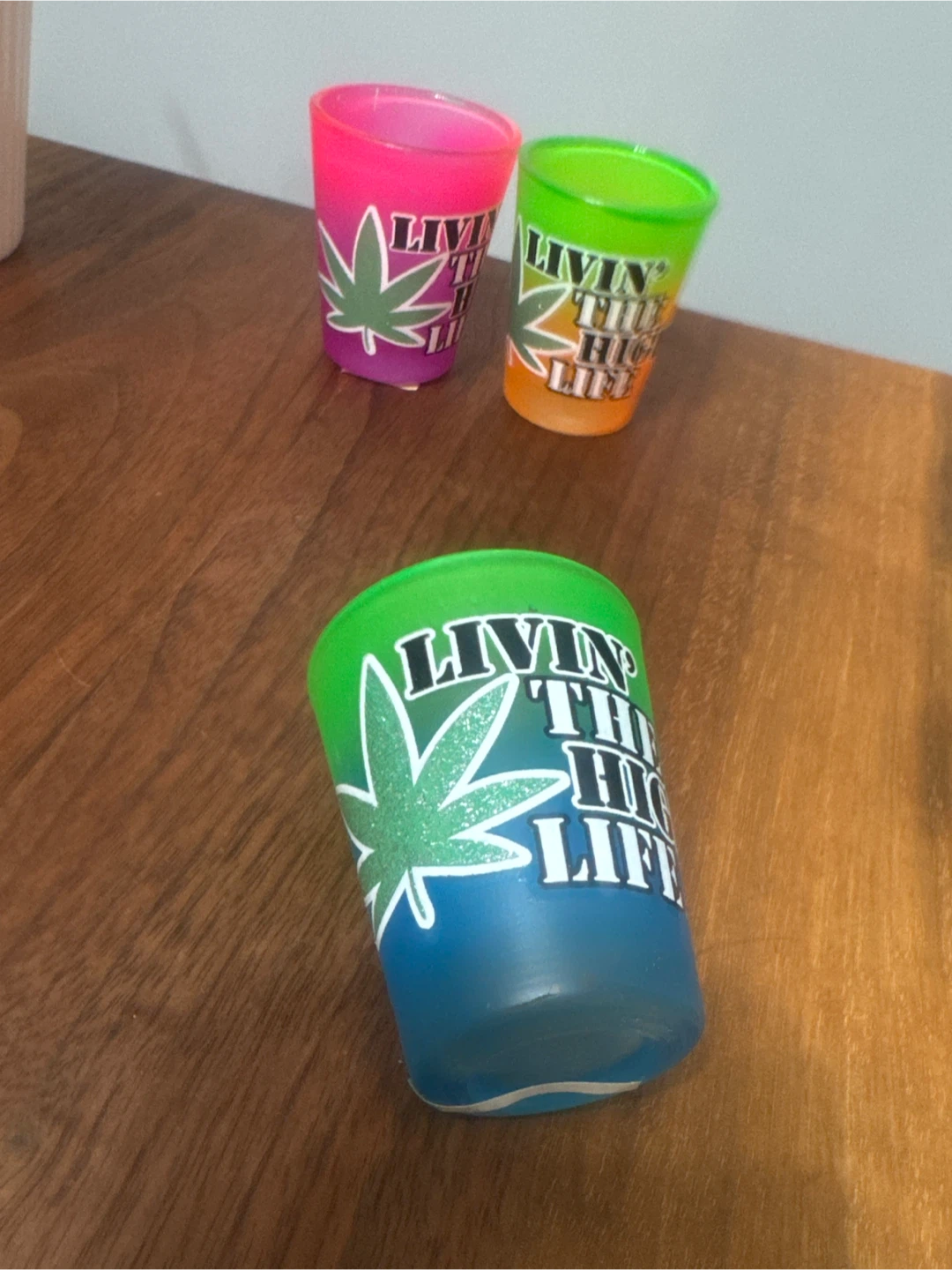 Set of 3 Livin' the High Life Shot Glasses - photo 2