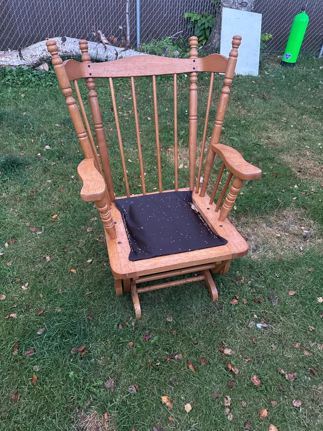 Wooden Windsor Glider Rocker