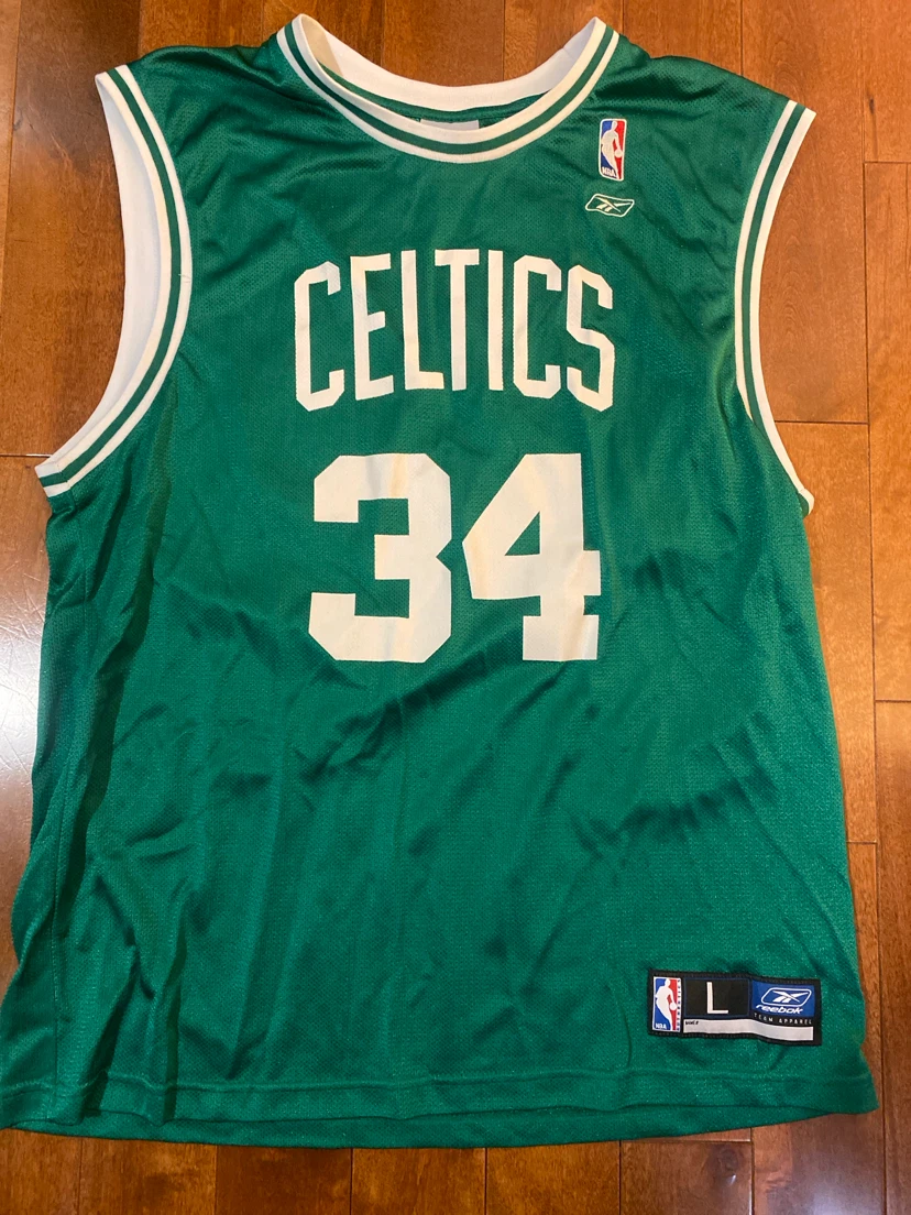 Boston Celtics Paul Pierce Jersey Reebok Men’s Large