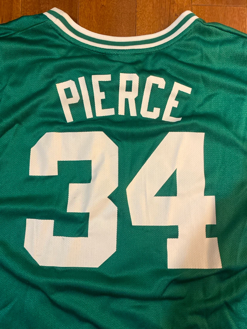 Boston Celtics Paul Pierce Jersey Reebok Men’s Large - photo 4