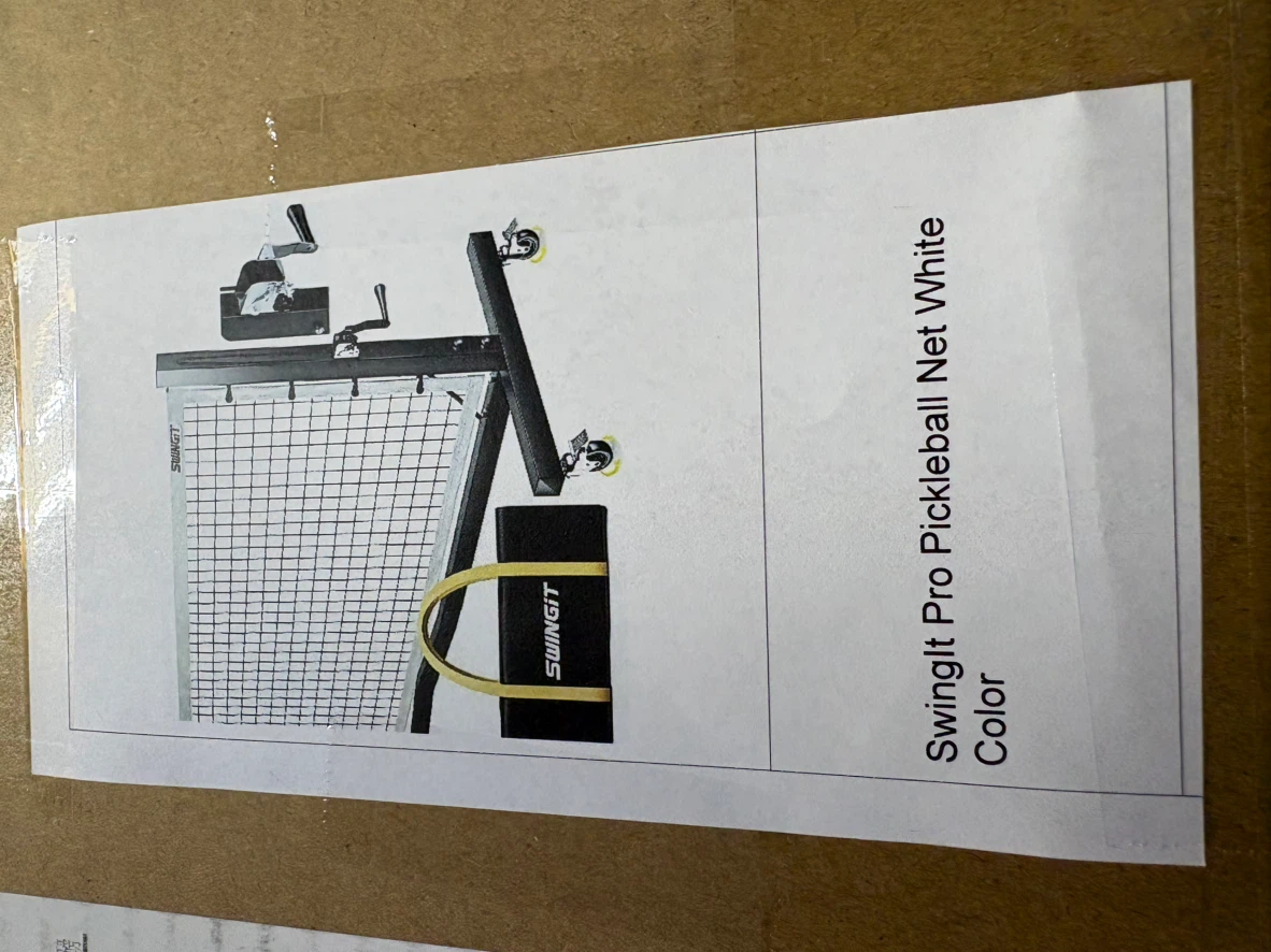 SwingIt Pro Pickleball Net White
