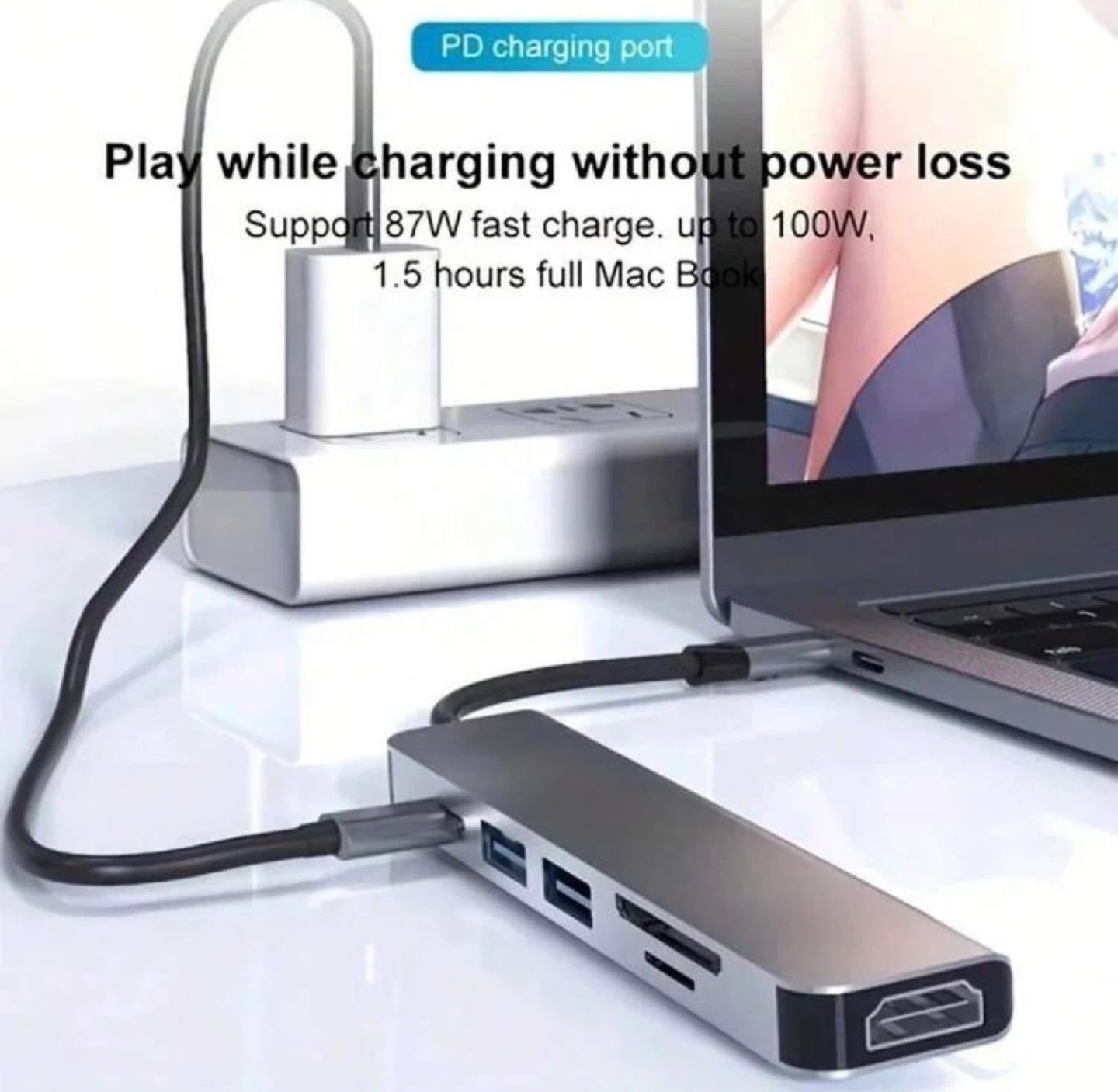6-in-1 USB-C Multiport Hub - photo 5