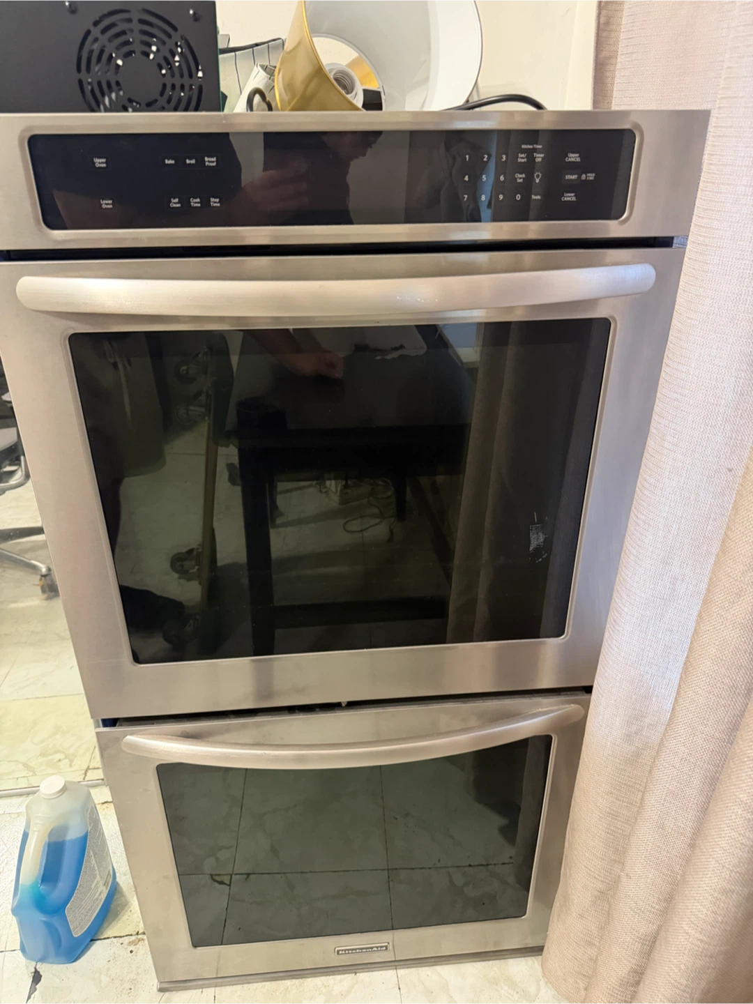 KitchenAid 27” Double Wall Oven Stainless Steel KEBK276BSS00