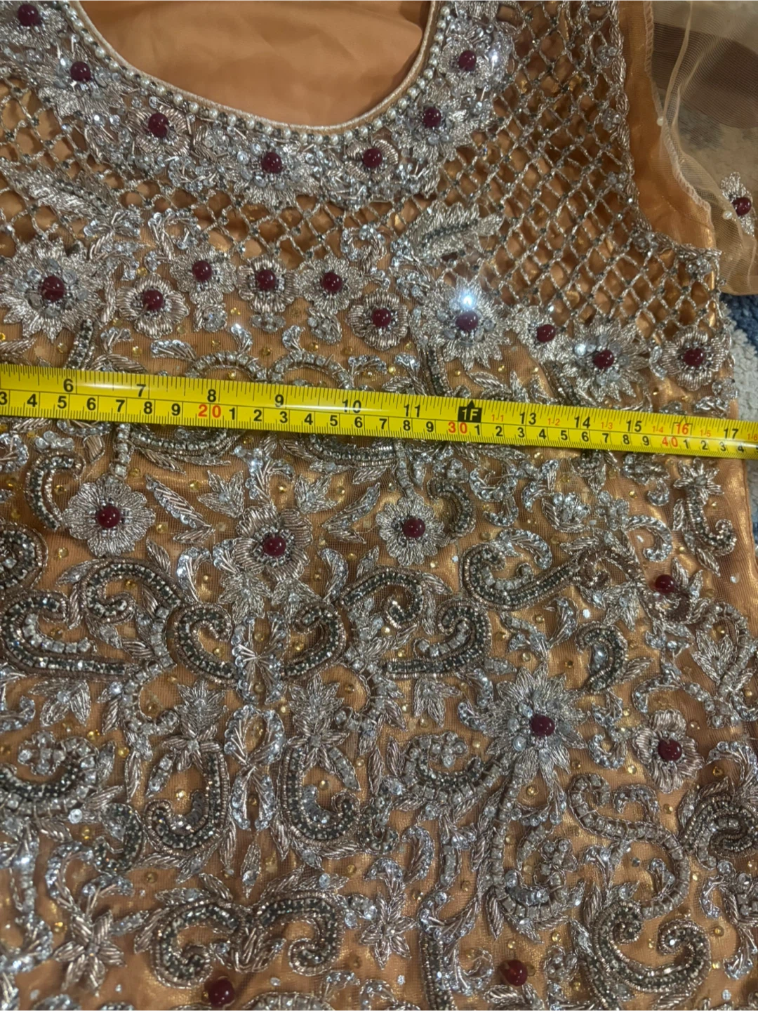 Embroidered Gold Ethnic Tunic - photo 2